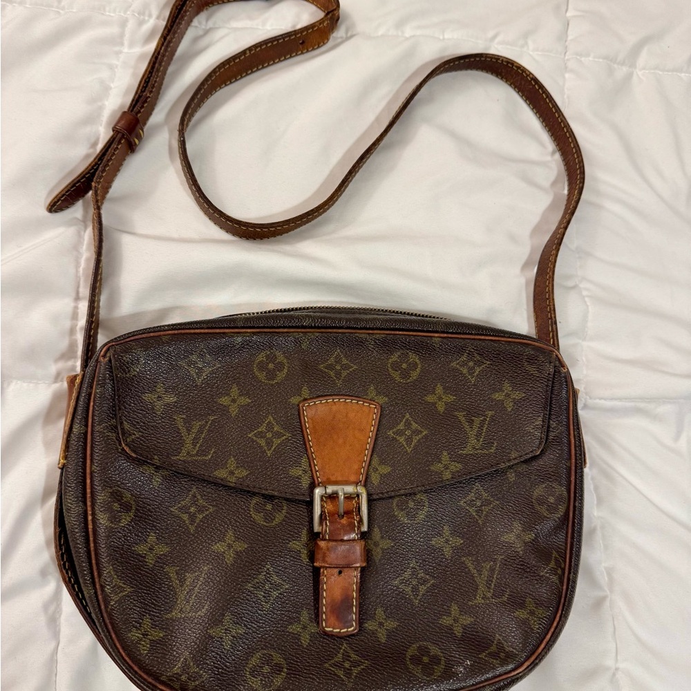 Louis Vuitton Monogram Brown and Tan Crossbody Bag